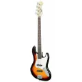 ROCKET JB-1SB 46 - Бас-гитара четырёхструнная Jazz Bass, цвет санбёрст
