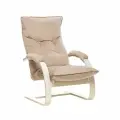 Кресло трансформер Монако, Слоновая кость, ткань велюр V 18