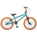 Велосипед BMX Tech Team Goof бирюзово-оранжевый 18,7х20 2024