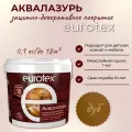 Аквалазурь EUROTEX защитно-декоративное покрытие для дерева, Дуб 0,9кг