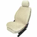 Накидки-чехлы для Ниссан нп300 (2008 - 2015) пикап двойная кабина / Nissan NP300 на передние сиденья Luxe VB, Велюр, Бежевый.