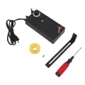 Электрический терморежущий станок, портативный, надежный, с регулировкой температуры, электрический резак для плетеных лент, вилка ЕС 220 В