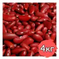Фасоль Томатка 4 000 гр, 4 кг, Фасоль красная, Фасоль очищенная натуральная, Вегетарианский продукт, Vegan