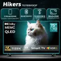 Телевизор 75 со Смарт ТВ Hikers 75HTQ01 4K UHD, Smart TV, Wi Fi, Bluetooth, TIZEN OS, MEMC, Dolby Audio, HDR, QLED