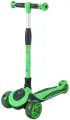 Самокат Sportsbaby Детский трехколесный самокат MS-947 Triton со светящимися колесами зеленый