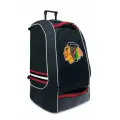 Хоккейный баул на колесах junior lait (NHL Чикаго) черный, 80х50х40см