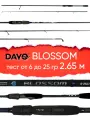 Спиннинг Dayo Blossom, тест 6-25гр, 2.65м, штекерный, м-л Карбон