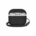Чехол Uniq для Airpods 4 серия Lyden с ремешком черный