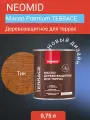 Масло деревозащитное для террас Neomid Premium Terrace, тик 0,75л