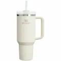 Термокружка STANLEY Quencher H2.0 1,18L (10-11913-088) с трубочкой, кремовая