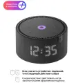 Умная колонка Яндекс Новая Станция Мини - умная колонка с Алисой (с часами), подписка на 3 года, черный оникс