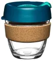 Кружка для чая и кофе с собой стеклянная Keep Cup Brew Cork S 227 Polaris с крышкой