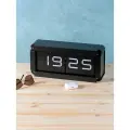 Большие перекидные часы FLIP CLOCK Black, 36х17х9 см (формат 24 часа)