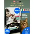 Корм сухой purina pro plan live clear лайв клир для кошек до года1.4 кг 2 упаковки от аллергии