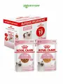Влажный корм Royal Canin Kitten мультипак паучи для котят (кусочки в желе+соус) Птица, 85 г. (10 шт.)