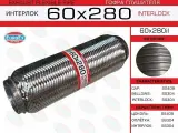 Гофра глушителя 60x280 усиленная (INTERLOCK) EuroEX 60x280il