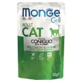 Корм для кошек Monge Grill, беззерновой, с кроликом 14 шт. x 85 г (кусочки в желе)