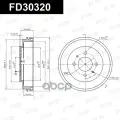 Тормозной барабан FAP арт. FD30320