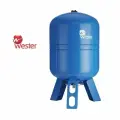Гидроаккумулятор WESTER Premium WAV 50л вертикальный 10 бар (фланец нержавеющая сталь) непроходная мембрана