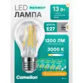 Светодиодные лампочки E27 филаментные Camelion LED13 A60 набор из 10 штук