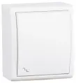 14 шт. Simon 15 Aqua Белый Переключатель 1-клавишный наружный, IP54, 1594201-030