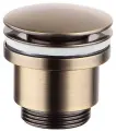 Донный клапан Lemark ClickClac LM8500B, латунь, бронза, диаметр слива 1 1/4 дюйма