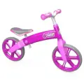 Беговел детский Yvolution Balance Bike, розовый, 3-7 лет, с регулируемым рулем и сиденьем
