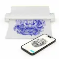 Беспроводной термокопировальный тату принтер с Bluetooth NEWYES LD-0801 Wireless Tattoo Printer White