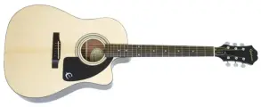 Epiphone AJ-100CE (Passive) Natural электроакустическая гитара дредноут, цвет натуральный