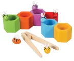 Развивающая игра Plan Toys «Пчелки», набор, деревянный, разноцветный