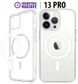 Чехол Luckroute для iPhone 13 Pro с поддержкой MagSafe для использования магнитных аксессуаров, противоударный, с усиленными углами, прозрачный