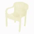 Кресло СПГ Летнее, влагостойкое, пластик, бежевый, до 200кг, 61x48x81см