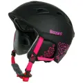 Шлем BLIZZARD W2W Demon Black Matt/Magenta Flowers (см:56-59)