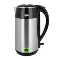 Чайник электрический Beon BN-3044, 2200 Вт, 2 литра, стальной/черный