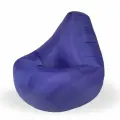 Кресло-мешок Мир Пуффов «Груша» Синий оксфорд , с ручкой для переноски, размер- XXXL