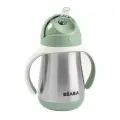 Поильник термос Beaba Tasse Paille INOX 250ML V. SAUGE 913535