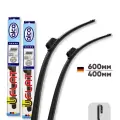 600/400 Комплект дворников бескаркасных ALCA U-Flat КИА РИО 4 и хендай солярис 2 / поло седан