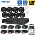 Комплект видеонаблюдения: Видеорегистратор HVR + 8 AHD уличных камеры 5Mp