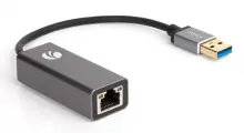 USB LAN адаптер RJ45 переходник VCOM Ethernet юсб интернет алюминиевый корпус (DU312M)