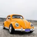 Новая модель классического автомобиля Beetle 1955 года, литая, со звуком и светом, детская игрушка, коллекционная, подарок на день рождения