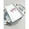 Доска пеленальная BUBO BABY LUX 80х50 см с фиксаторами и ростомером