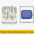 Новый realme buds air 7 Pro global version, White + Blue Case