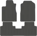Автоковрики EVA Allmone для Honda CR-V 4 (RE, RM) 2012 - 2018, серые, 3шт. / Хонда ЦРВ 4 / в салон