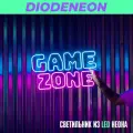 Неоновая вывеска игровая Game Zone, настенный светильник светодиодный, неоновая надпись, розовый/синий