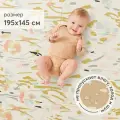 331902, Коврик детский игровой Soft Floor массажный, развивающий, рельефный, непромокаемый, абстрактные цветы