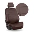 Комплект чехлов Автопилот Экокожа Mazda 3 (BL) Hb c 10-13г. Шоколад + Шоколад