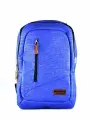 Рюкзак ученический T 2082.2 синий джинс унисекс нейлон на молнии