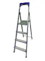 Стальная стремянка Sarayli 4, рабочая высота 2.86 м, нагрузка 150 кг.