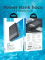 Повербанк (внешний аккумулятор) hoco J72 10000mAh (Черный), тонкий, Powerbank
