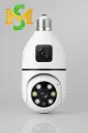 Wi-fi Smart на 360 градусов камера в патрон Е-27 с 2-мя объективами